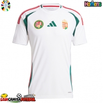 Camisa de Futebol Hungria Equipamento Secundário Europeu 2024 Manga Curta